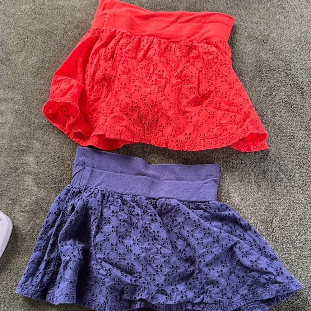 Carter's girls lined skirts 24 months